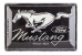 Blechschild Mustang schwarz 1